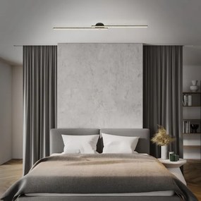 Lustră LED aplicată REY 2xLED/12W/230V negru Briloner 3717-025