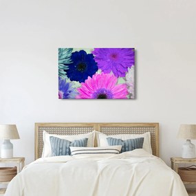 Tablou cu flori colorate (90x60 cm)