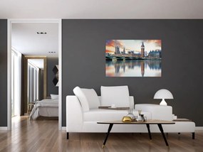 Tablou - Houses of Parliament din Londra (90x60 cm)