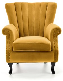 Supermobel Scaun TITAN, 73x87x70, galben/negru
