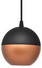 Lustră LED pe cablu MIDWAY 3xGU10/4,8W/230V negru/cupru