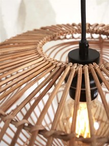 Lampadar eco din bambus cu ratan Madeira white/48cm, nat