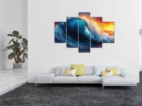 Tablou - Val în apus de soare (150x105 cm)