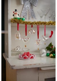 Ornament de Crăciun suflat manual din sticlă ø 5,5 cm Ann-Sofi Romme Annual Christmas Bell 2025 – Holmegaard