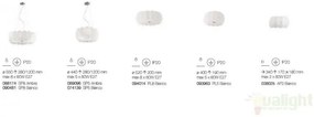 Aplica de perete moderna OVALINO AP2 BIANCO 038025