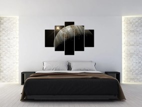 Tablou cu planetă în cosmos (150x105 cm)