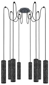 Lustră LED pe cablu MENTALONA 8xGU10/4,5W/230V Eglo 39824