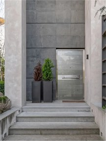Aplica LED pentru exterior design modern IP54 Azar negru