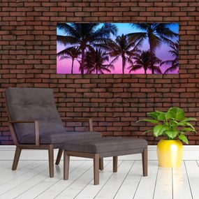 Tablou - Palmieri din Miami (120x50 cm)