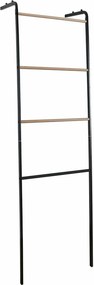 Stander haine BUBY, negru/fag, metal, 40x27x160 cm