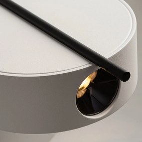 Aplica LED ambientala reglabila design modern minimalist Nuance alb/negru