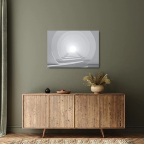 Tablou pe sticlă - 3D tunel (70x50 cm)