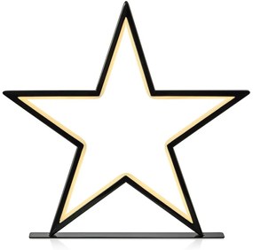 Decorațiune luminoasă de Crăciun neagră Vega – Markslöjd