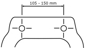 Capac WC Wenko Ape, 44,5 x 36,5 cm