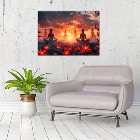 Tablou - Yoga în natură (70x50 cm)