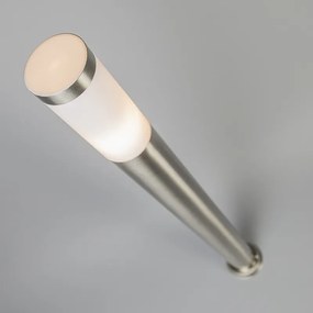 Lampă de exterior modernă pe stâlp din oțel 110 cm IP44 - Rox
