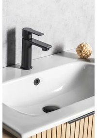 Baterie de lavoar Sapho PAX 16,5 cm negru mat