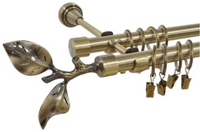 Galerie dubla - Galaz - dubla 19/19 - aur antic (Alege marime: 140 cm)
