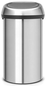 Cos de gunoi Brabantia Touch Bin 647255, 60 L, Deschidere lina si silentioasa, Rezistent la amprente, Ino /mat