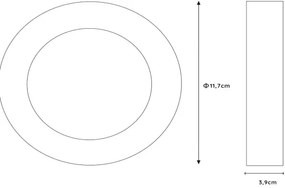 Lucide 28116/11/31 - LED Plafonieră dimmabilă BRICE LED/8W/230V IP44