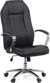 Scaun Directorial OFF 313 Negru – rezistent până la 150 Kg, ergonomic, cu șezut pe arcuri