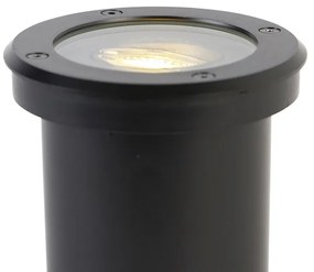 Spot exterior inteligent de sol negru reglabil cu Wi-Fi GU10 - Delux