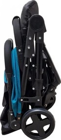 Carucior sport ultracompact pentru copii BABY CARE™ PRO S010, Transformabil in troller, Spatar reglabil in 3 trepte, Pozitie somn, Turquoise