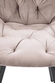 Scaun K519 velvet bej