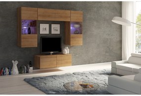 Mobilier living Calabria C10 (Stejar auriu) (fără iluminat). 1051631