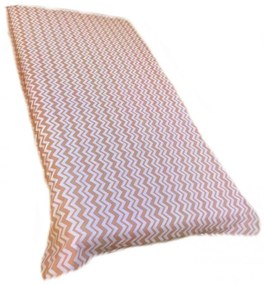 Cearsaf cu elastic pe colt 120x60 cm Zig-zag