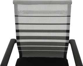 Scaun de şedinţă, gri/negru/argintiu, ESIN