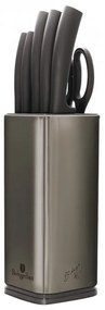 Set cutite otel inoxidabil (7 piese) cu acoperire titaniu Carbon Metallic Line Berlinger Haus BH 2403