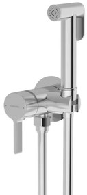 Baterie de bideu cu duș pentru instalare ascunsă Sapho ICONIC crom lucios