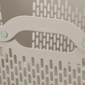 Coș de rufe maro deschis din plastic 45 l – Addis