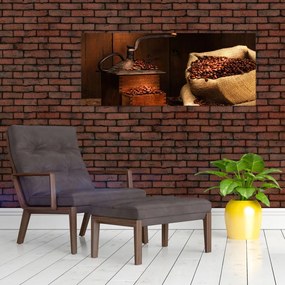 Tablou cu cafea (120x50 cm)