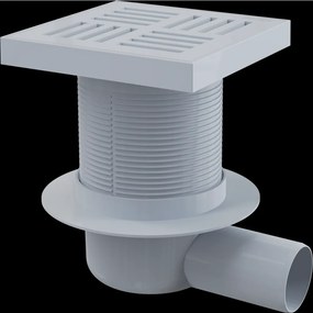 Gura de scurgere laterala pentru podea 15x15 cm, opritor de miros de apa, din plastic
