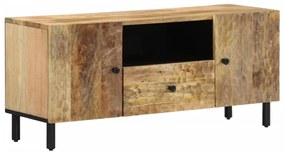vidaXL Comodă TV, 105x33x46 cm, lemn masiv de mango