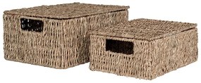 Coșuri de depozitare 2 buc. din iarbă-de-mare Venosa – House Nordic