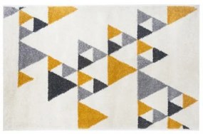 Covor Copii, fir scurt, triunghiuri, 117x140 cm