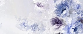 Tablou - Flori,pictură texturată (120x50 cm)