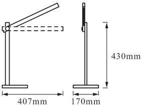 Osram - Lampă de birou LED reglabilă PANAN LED/7W/230V