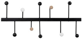 Cuier de perete negru din metal – Ixia