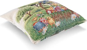 Față de pernuță tip goblen PUI DE Găină 45 x 45 cm