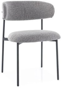 Scaun Elton gri/negru Tap.232