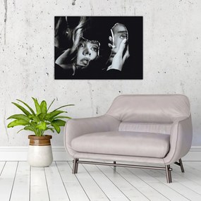 Tablou - Privind în oglindă (70x50 cm)