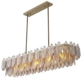 Lustra suspendata design LUX Verbier Rectangular, alama periata 115711 HZ