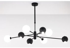 Lustră pe tijă Jupiter 1998 MOKA 4xGU10/10W/230V + 4xG9/10W/230V negru/alb