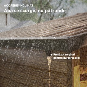Outsunny Magazie Grădină Magazie Pentru Unelte Grădină Cu Uși Glisante 235.7x152x208.7cm | Aosom Romania