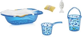 Set baita copii, Baby Homs, cadoul ideal pentru botez, albastru, PVC