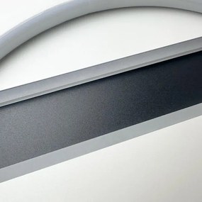 Plafonieră LED dimabilă LED/80W/230V 3000-6500K alb/negru + telecomandă